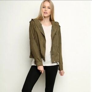 Brandy Melville green Hailey jacket